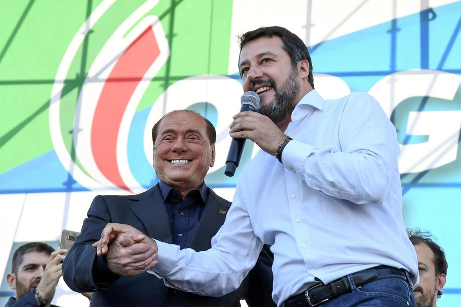 Anti-government rally in Rome
