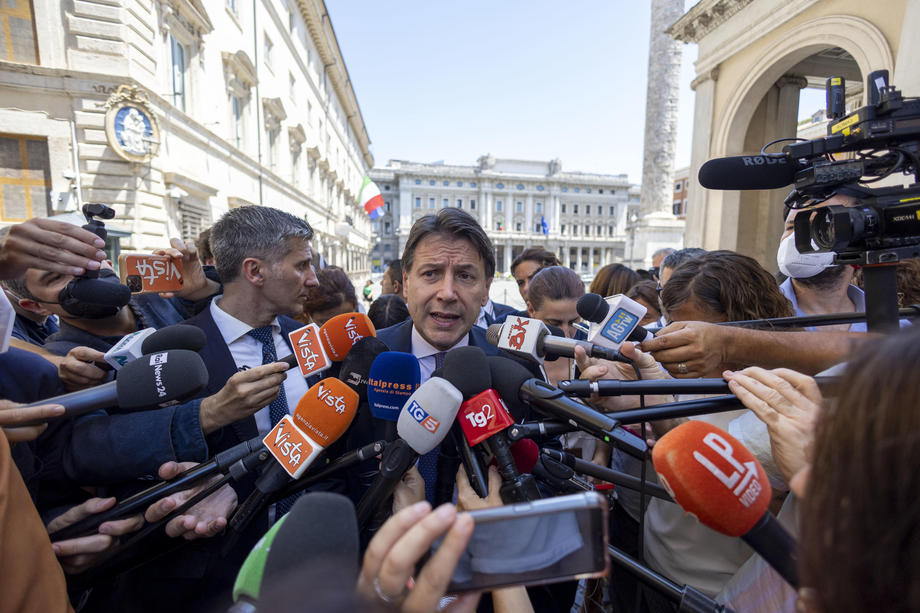 Italy’s M5S leader Conte meets prime minister