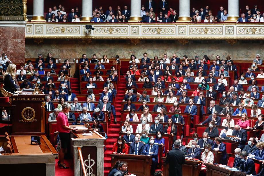 French Prime Minister Borne delivers speech in Parliament
