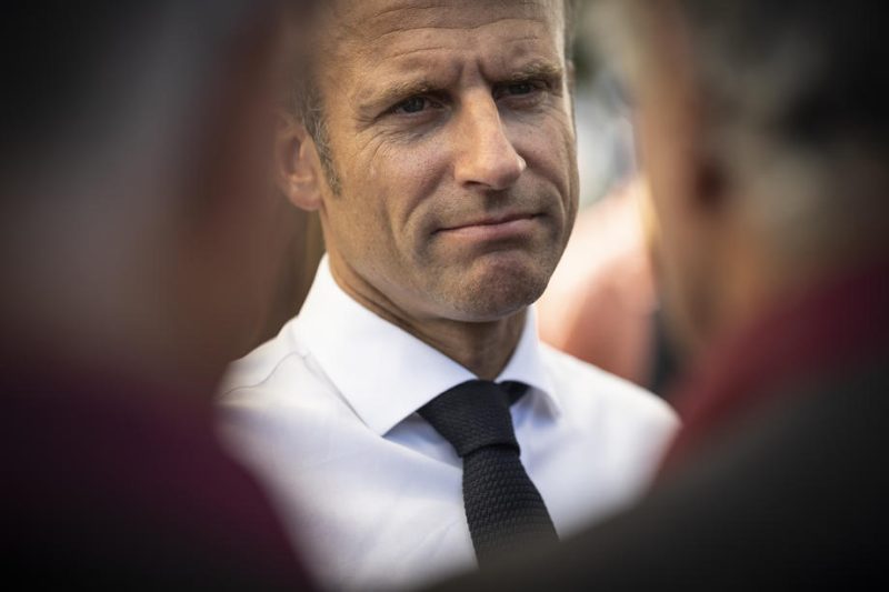 Macron bedauert Draghis Rücktritt