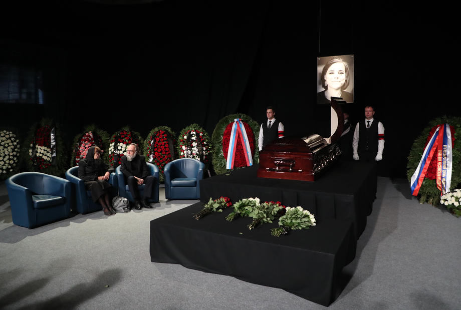 Mourning ceremony for slain Darya Dugina, Alexander Dugin’s daughter