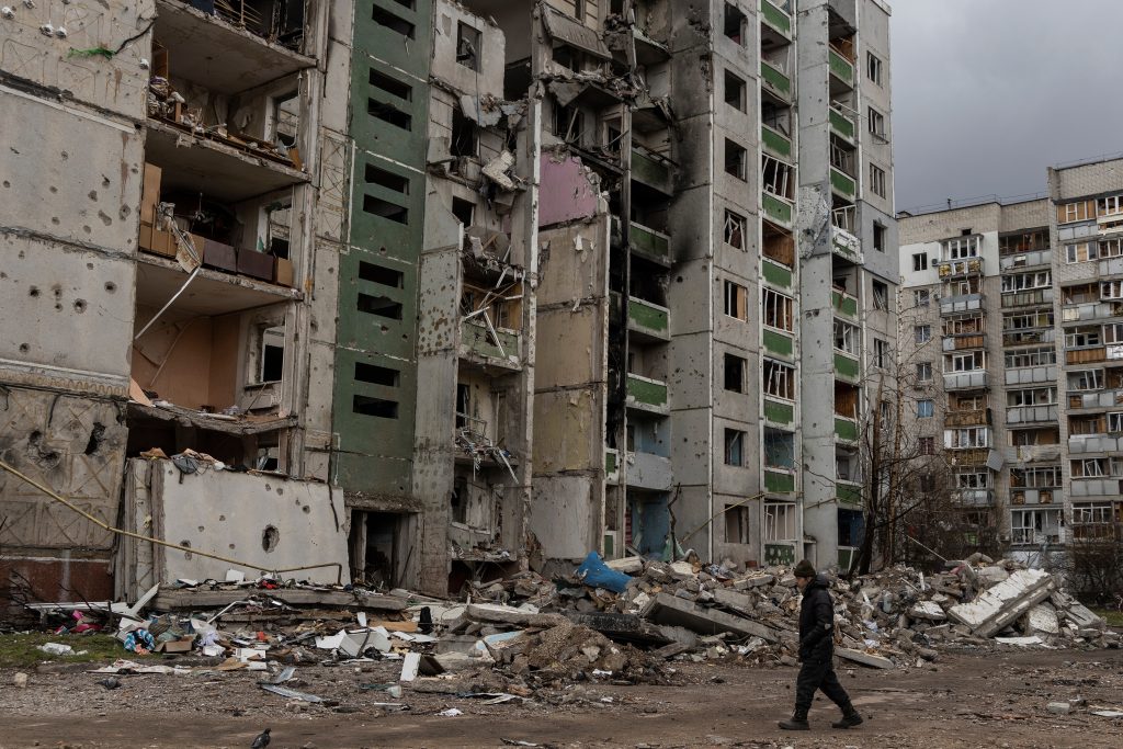 Chernihiv,,Chernihiv,Oblast,,Ukraine,04-05-2022,Aspects,Of,Buildings,Destroyed,By