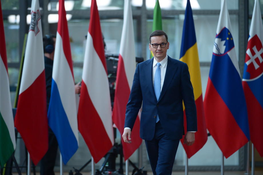 Polish Prime Minister Mateusz Morawiecki visits Brussels