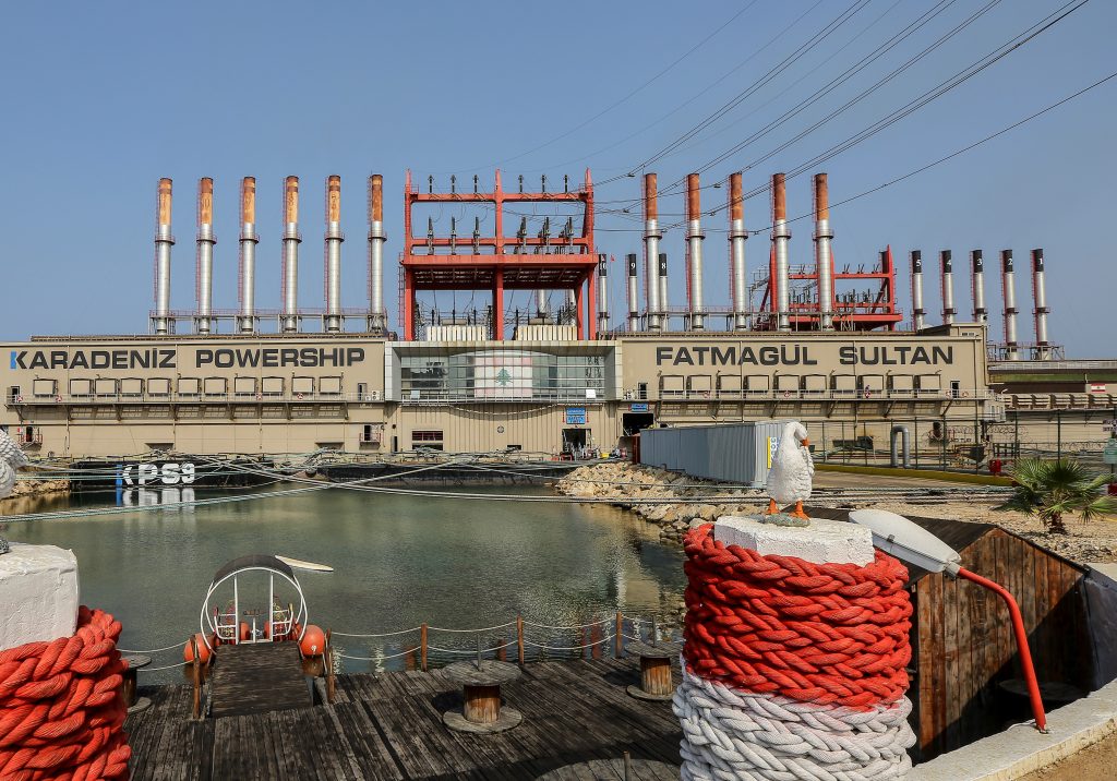 Floating power plant Fatmagul Sultan in Lebanon