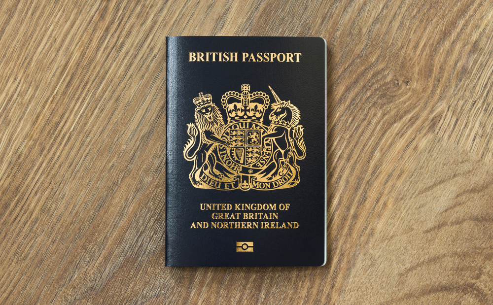 Buckingham,,Uk,-,October,25,,2020.,New,British,Passport.,Flat