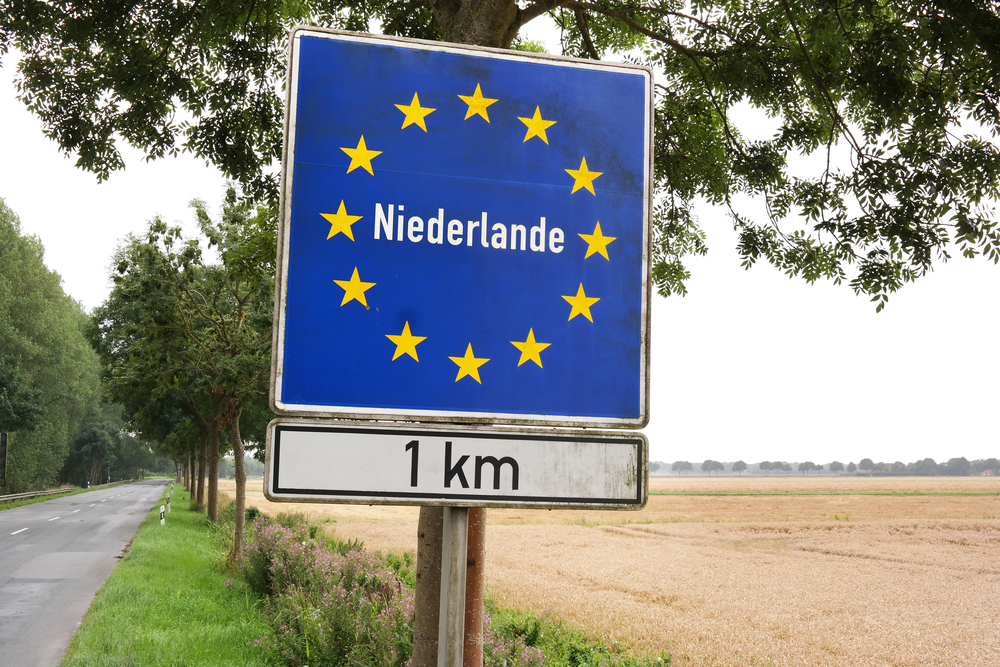 Sign,Near,The,Border,Of,The,Netherlands,Written,In,German