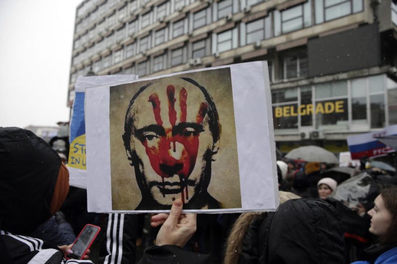 Russische Diaspora in Serbien protestiert gegen Mobilmachung