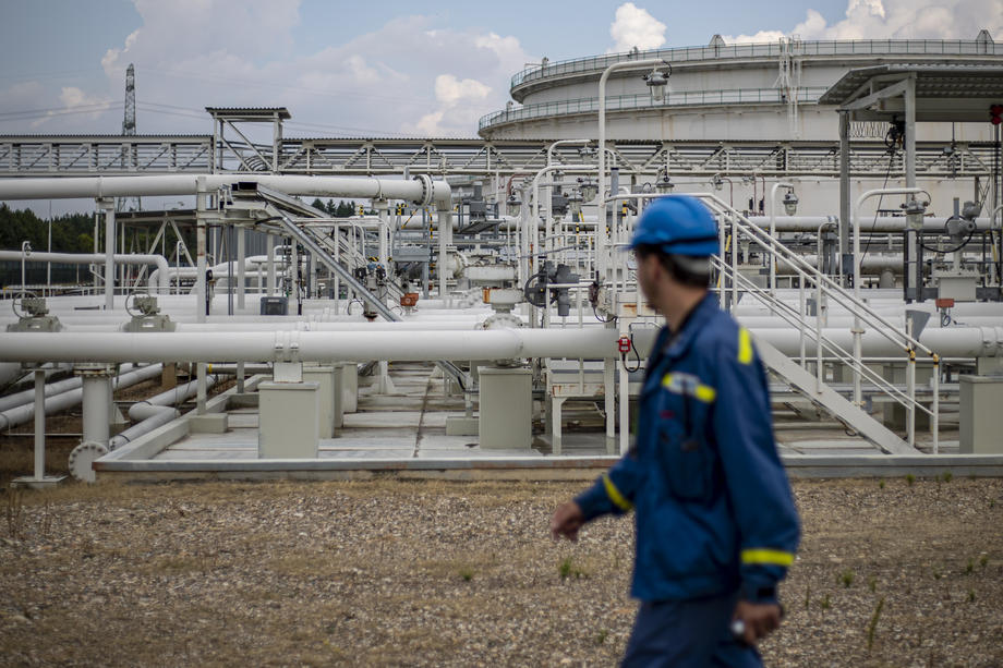 Czech Central oil tank farm