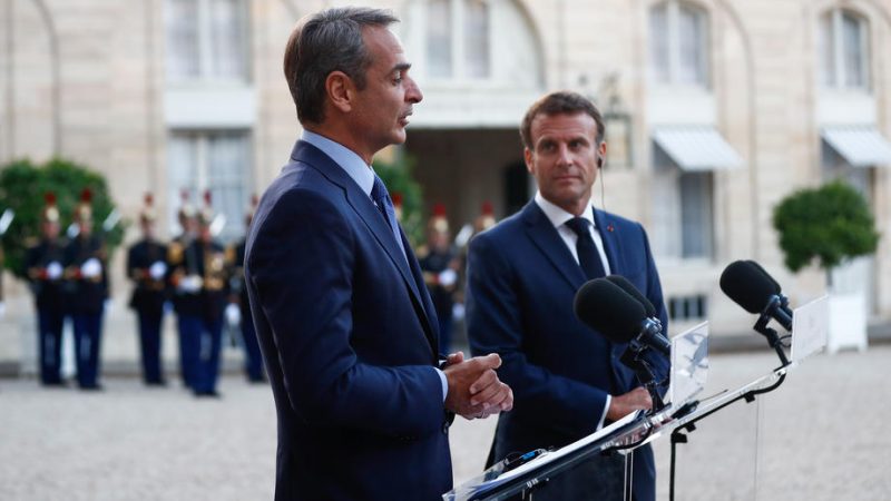 Macron und Mitsotakis schweigen bei Treffen über Predator-Abhörskandal