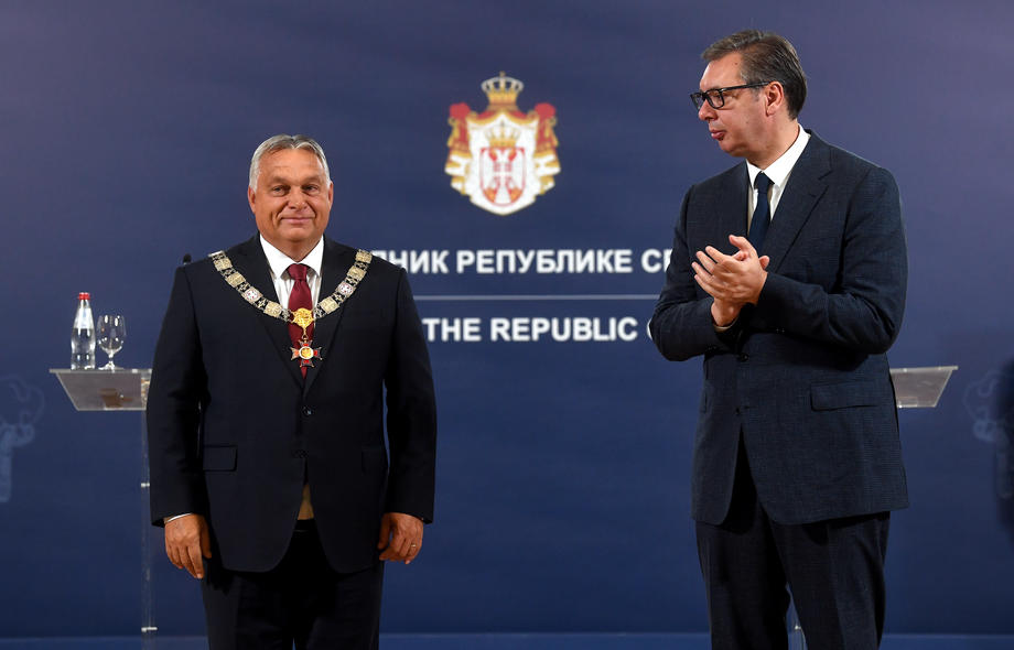 Hungary’s Prime Minister Viktor Orban visits Belgrade