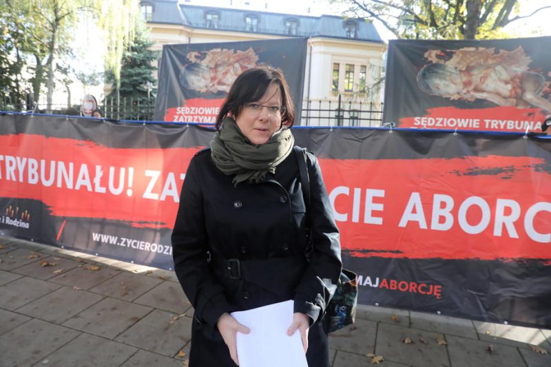 Aktivistin kämpft für striktere Abtreibungs-Regeln in Polen