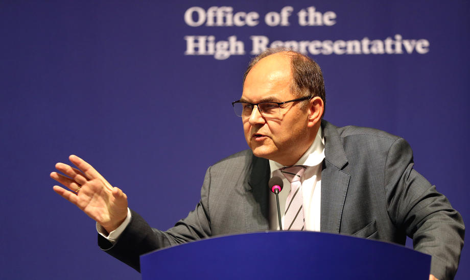 Iinaugural press conference of OHR  Representative in Bosnia and Herzegovina
