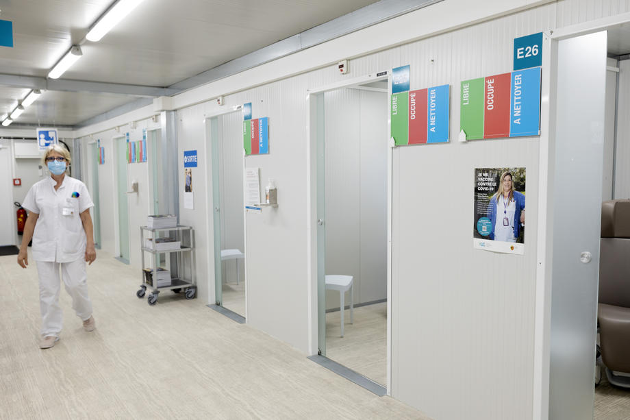 Vaccination centre of the Geneva University Hospitals