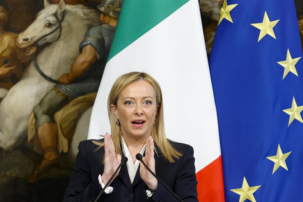 Italian Prime Minister Meloni meets NATO Secretary General Stoltenberg in Rome
