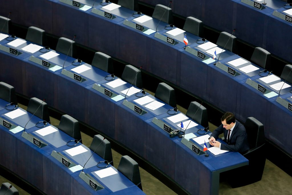 European Parliament session in Strasbourg