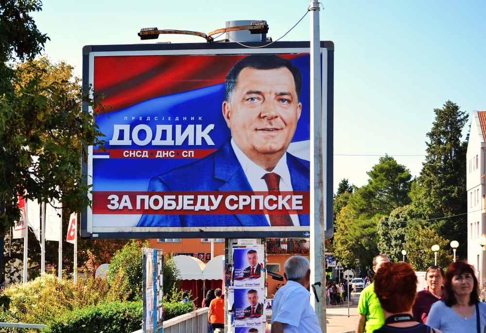 Big,Poster,Of,Milorad,Dodik,In,Trebinje,City,,Republika,Srpska.