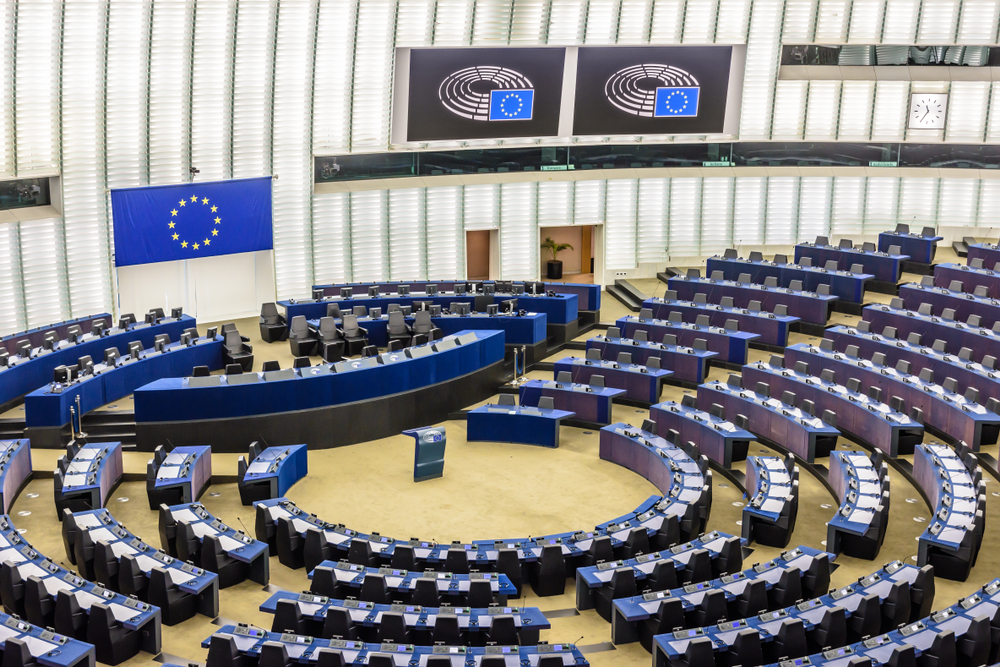 Strasbourg,,France,-,September,13,,2019:,The,Desk,Of,The