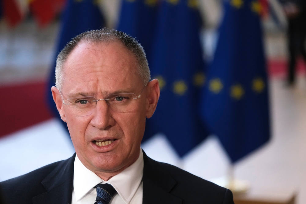 Austrian,Interior,Minister,Gerhard,Karner,Speaks,To,The,Press,Ahead