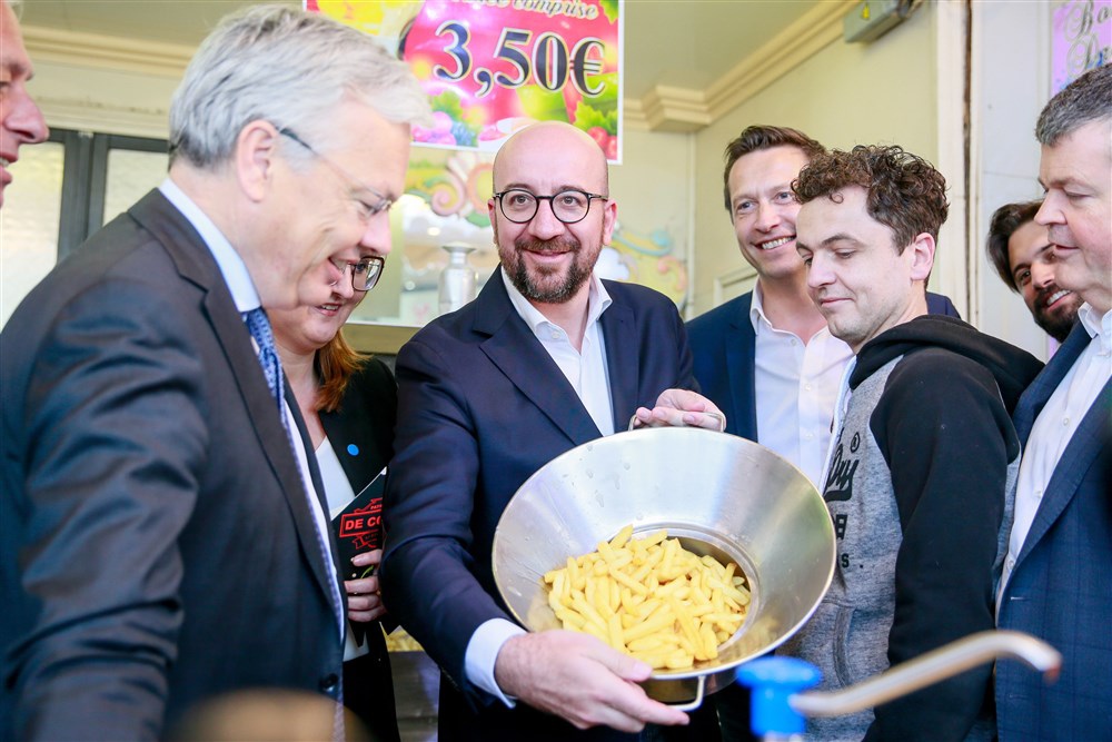 French-speaking liberals MR and Flemish liberals Open Vld election campaign