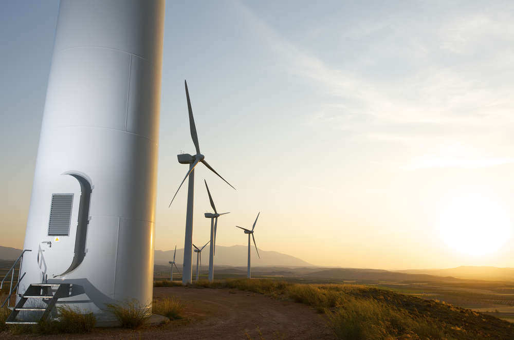 Group,Of,Windmills,For,Renewable,Electric,Energy,Production,,Fuendejalon,,Zaragoza,