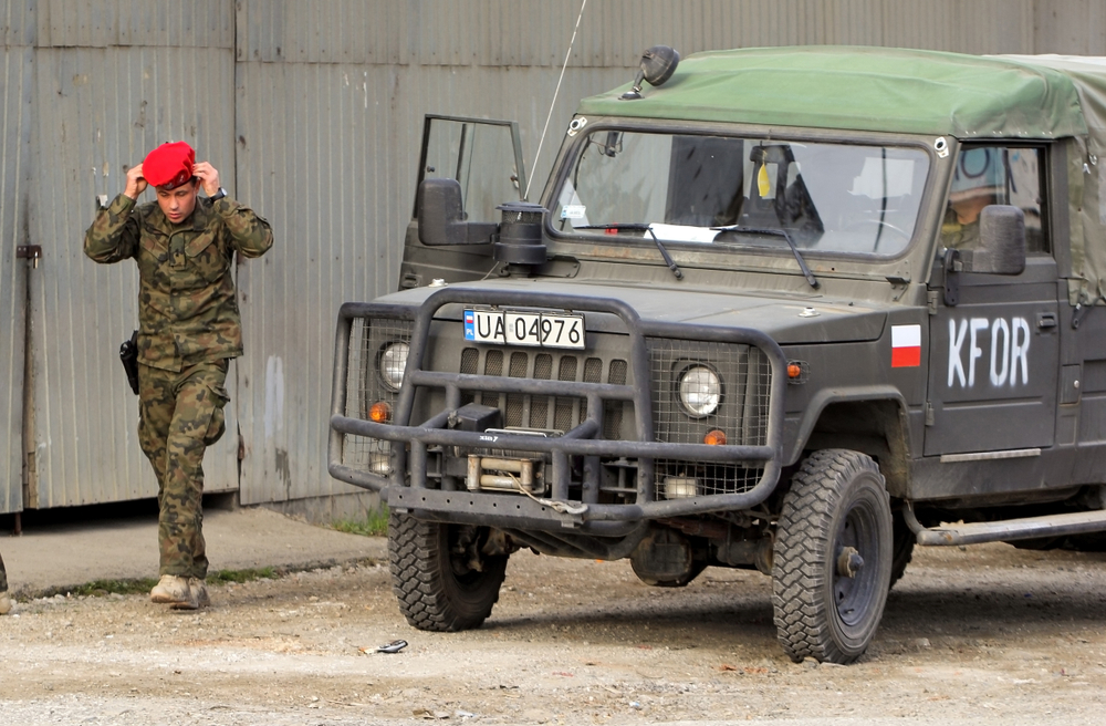 Zvecan,,North,Kosovo,-,November,16,,2018:,Poland,Kfor,Soldiers