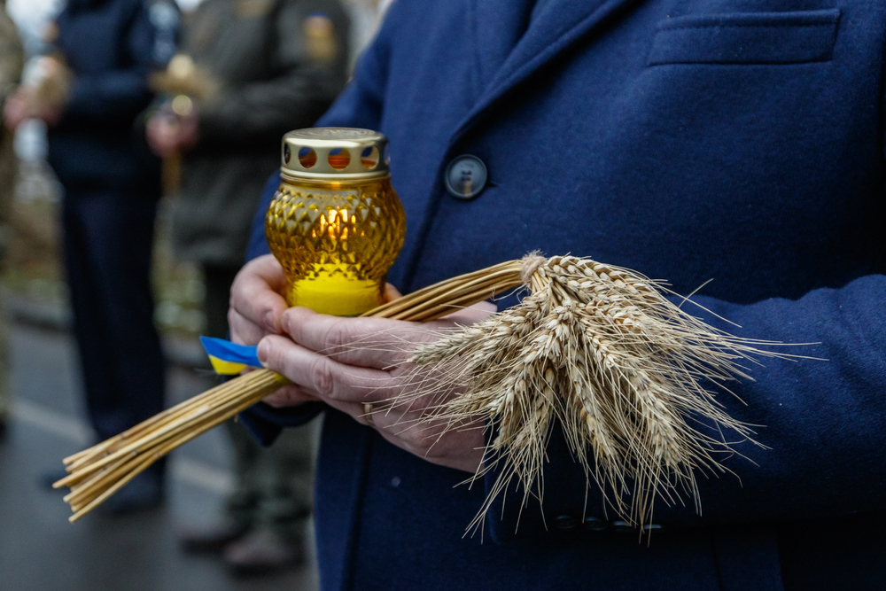 Uzhgorod,,Ukraine,-,November,28,,2020:,A,Man,Holds,Candle