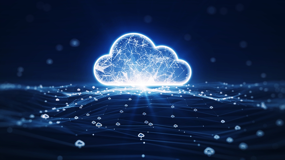 Cloud,Computing,Technology,Concept,Transfer,Database,To,Cloud.,There,Is