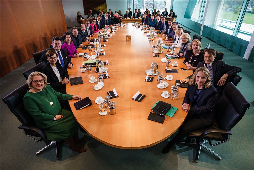 German cabinet meeting at the Chancellery in Berlin
