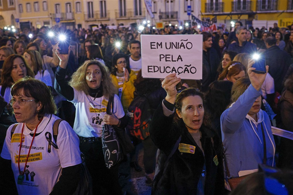 Teachers‘ national demonstration in Lisbon