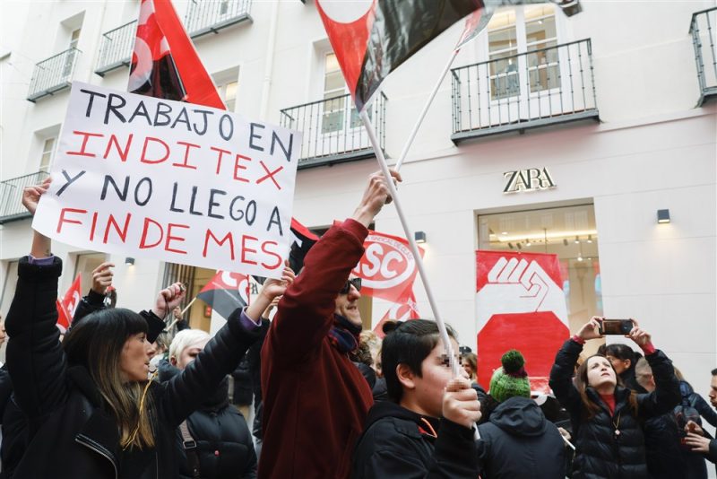 Zara-Mitarbeiter streiken in Spanien
