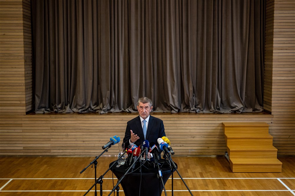 Briefing of Andrej Babis as Prague court acquitted him in EU subsidy fraud case