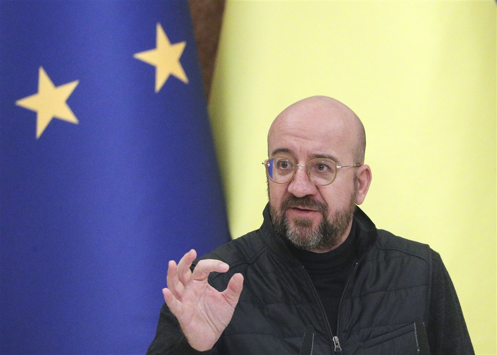Charles Michel, President of the European Union Council visits Ukraine