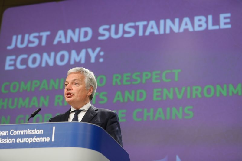 EU-Kommissar: Lieferkettengesetz sollte auch für Finanzsektor gelten