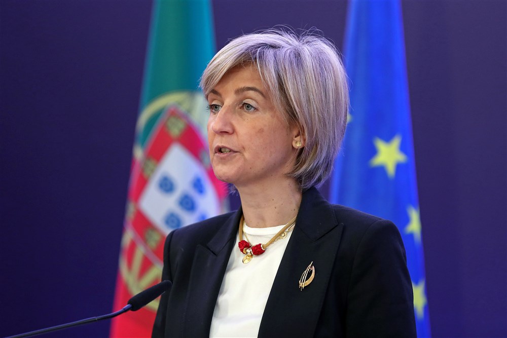 Portuguese Minister for Health Marta Temido attends conference on Medicines and Medical Devices