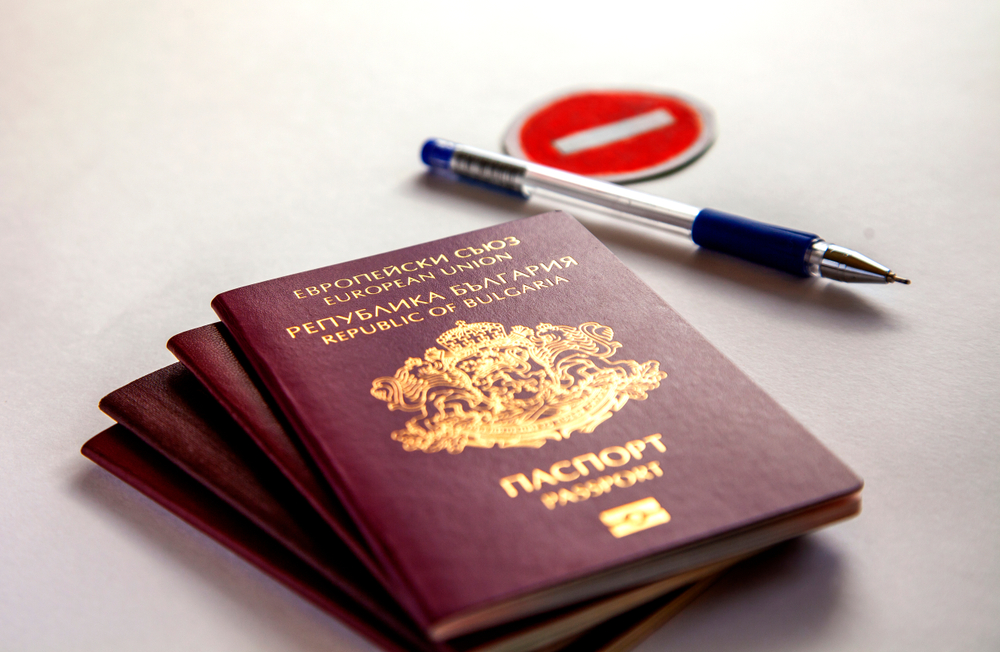 Bulgarian,Passport,,A,Sign,Of,Prohibition,A,Pen,ban,Signed