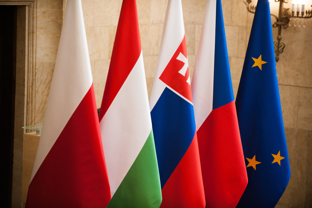 Lags,Of,The,Visegrad,Group,Of,The,European,Union,Czech