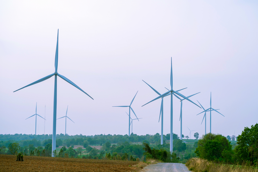 Wind,Turbine,Renewable,Energy,Source,Summer,With,Sky