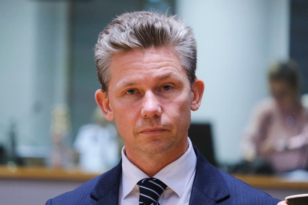 Pal,Jonson,,minister,Of,Defence,During,A,Meeting,Of,Eu