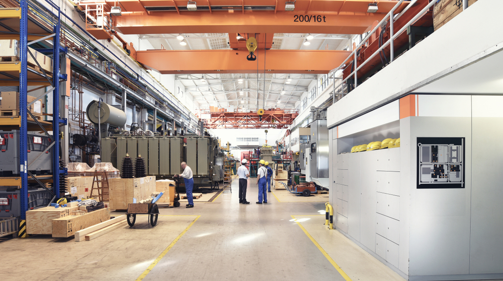 Industrial,Factory,In,Mechanical,Engineering,For,The,Manufacture,Of,Transformers