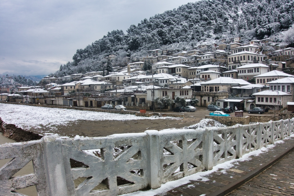 Berat,In,Albania,In,Winter