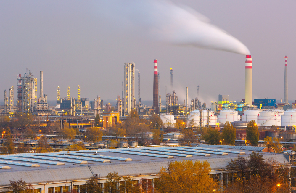 Slovnaft,Refinery,In,Bratislava,pollution,Theme.,Bratislava,,Slovakia.