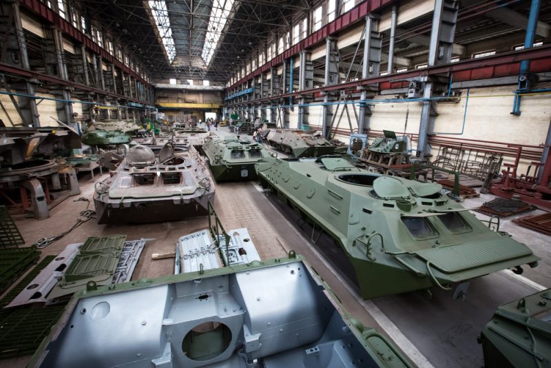 Geheime polnische Werkstatt repariert ukrainisches Militärgerät
