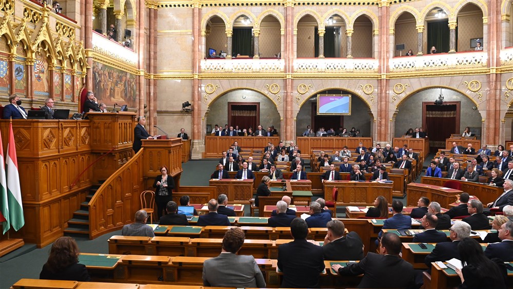 Opening day of the parliament’s autumn session in Budapest