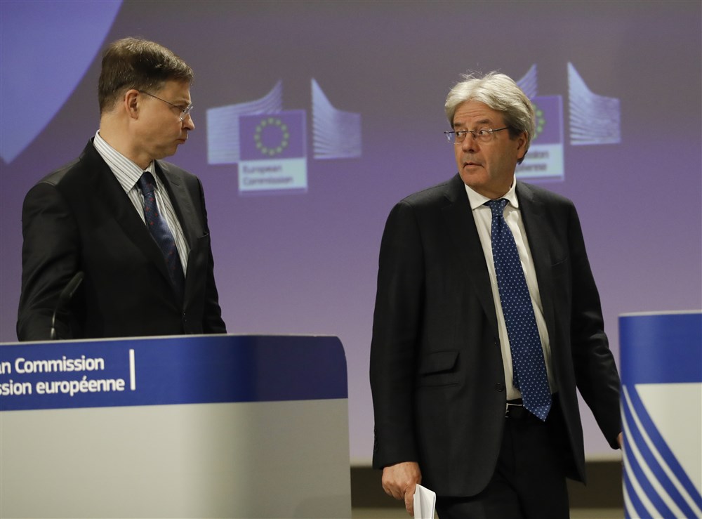 EU Commission 2024 fiscal policy guidance presentation in Brussels