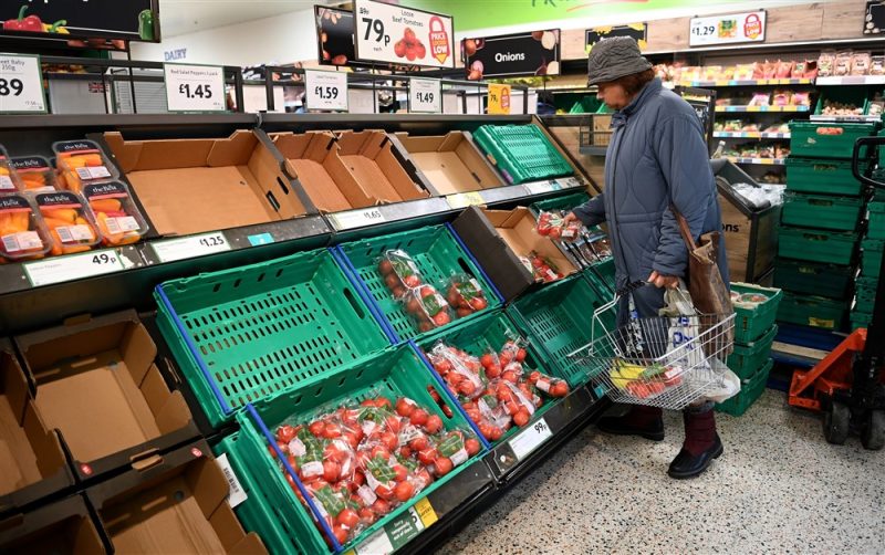 Großbritannien leidet unter Lieferengpässen bei Obst und Gemüse
