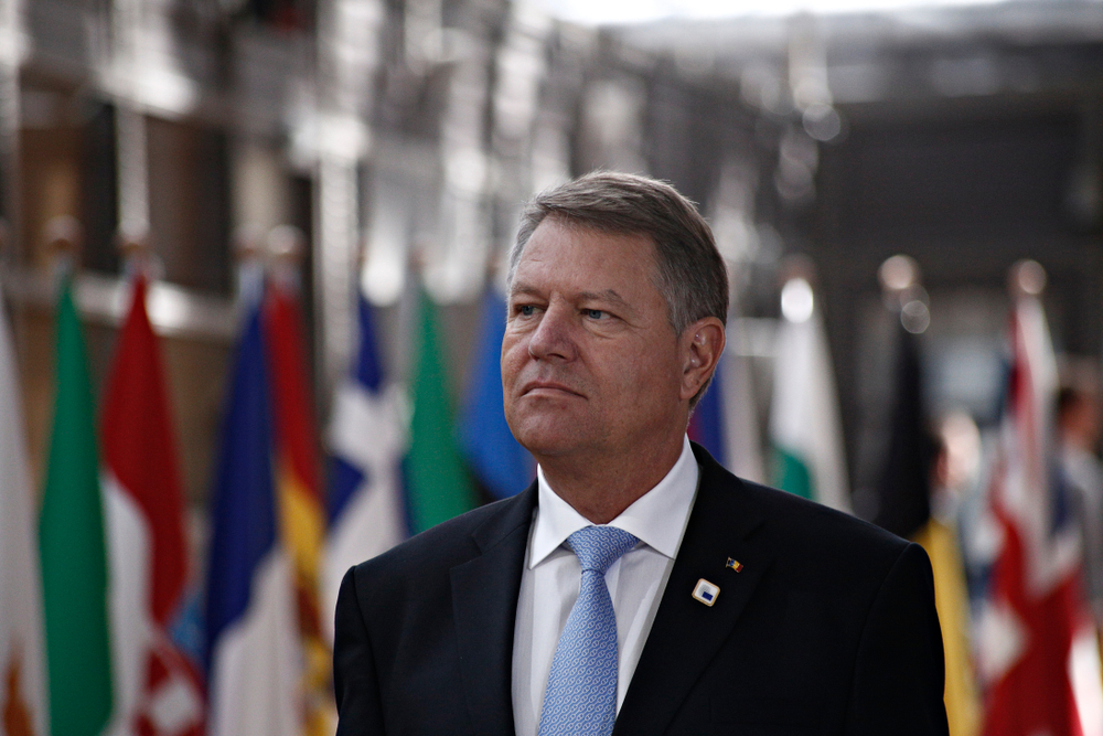 President,Of,Romania,,Klaus,Iohannis,Arrives,For,A,Summit,Of