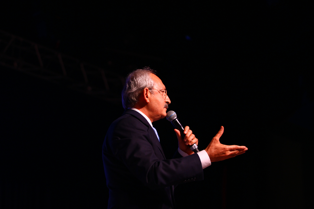 23,December,2012.,Istanbul,Turkey.,Kemal,Kilicdaroglu,Giving,A,Speech.he