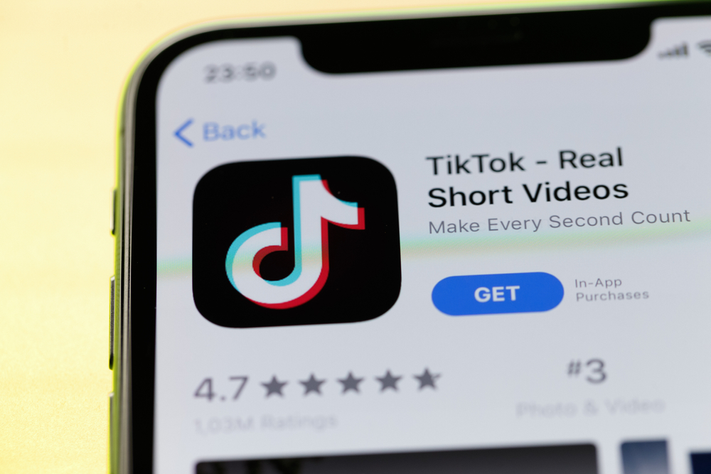Russia,,Kazan,May,28,2019:,Tik,Tok,Application,Icon,On