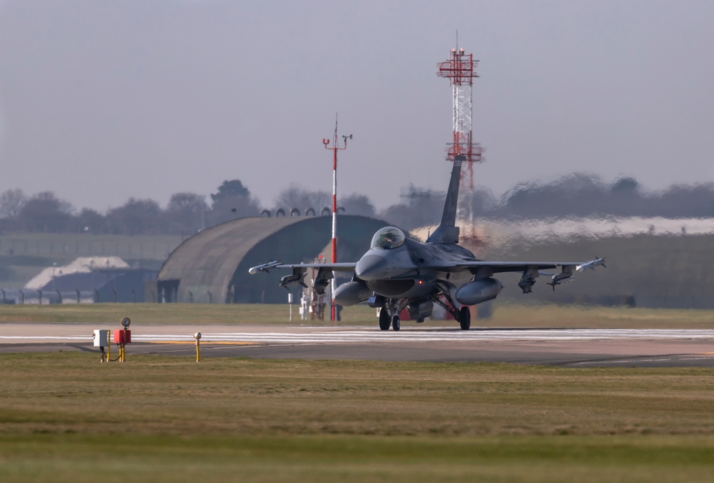 Lakenheath,,Suffolk,,Uk,-,March,22,,2022:,General,Dynamics,F-16c