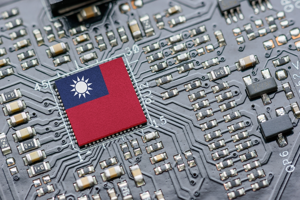 Flag,Of,The,Republic,Of,China,Or,Taiwan,On,A